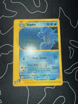 Seadra Aquapolis 58/147 Pokemon E-Reader WOTC MP - Image 1