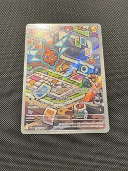Pokemon TCG Rotom 197/182 Sv10: Destined Rivals Illustration Rare Near Mint - Image 2