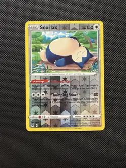Pokemon TCG Snorlax 143/196 SWSH11: Lost Original Reverse Holo Rare Near Mint - Image 1