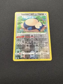 Pokemon TCG Snorlax 143/196 SWSH11: Lost Original Reverse Holo Rare Near Mint - Image 2