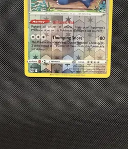 Pokemon TCG Snorlax 143/196 SWSH11: Lost Original Reverse Holo Rare Near Mint - Image 4