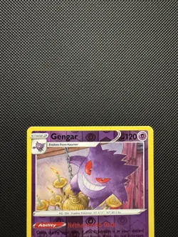 Pokemon TCG Gengar 066/196 SWSH11: Lost Origin Reverse Holofoil Rare Near Mint - Image 3