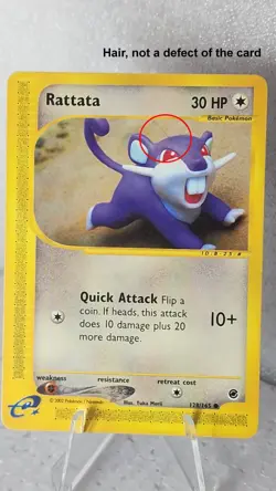 Rattata 128/165 Expedition e Reader Pokemon TCG WOTC Vintage - Image 3