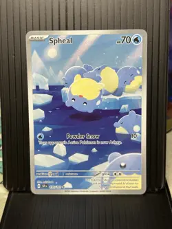 Spheal 199/191 SV8: Surging Sparks Illustration Rare 70 HP Pokemon TCG English - Image 1