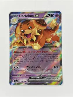 Holo Dachsbun ex - 067/142 Double Rare Stellar Crown Pokemon TCG - Image 1
