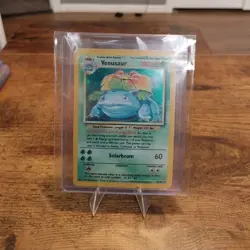 Pokemon Venusaur Holo Rare 15/102 Base Set 1999 Wizards Copyright - Image 1