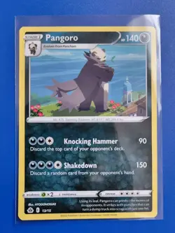 Pokemon TCG Match Battle 2022: Pangoro (13/15) - Lightly Played - Image 1