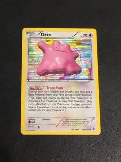Ditto Holo Rare Boundaries Crossed 108/149 Pokemon TCG LP - Image 1