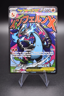 Pokemon TCG Mega Charizard X ex 023 Me: Mega Evolution Promo Holo NM Ungraded - Image 1
