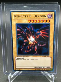 Yugioh TCG Red-Eyes B. Dragon LC01-EN006 Limited Edition Holo LP - Image 1