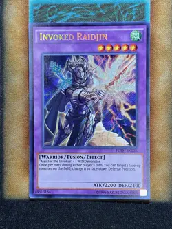 Yugioh Invoked Raidjin FUEN-EN028 Secret Rare NM - Image 1
