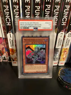 2010 YU-GI-OH! Shonen Jump Magazine Promo #EN043 Malefic Stardust Dragon PSA 3 - Image 1