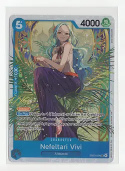 One Piece TCG Nefeltari Vivi EB03-024 SR Heroines Edition Foil Nm - Image 1