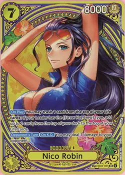 One Piece Single: Nico Robin EB03-055 Extra Booster Heroines Edition NM - Image 1