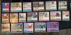 Blue Purple Sanji One Piece Deck w/ Sleeves Competitive Ready To Play - Image 1