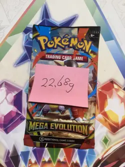 (HEAVY) 22.68g Pokemon TCG Mega Evolution Booster Pack (SEALED)✅ - Image 2