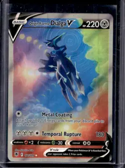 2022 Pokemon SWSH Astral Radiance Origin Forme Dialga V Ultra Rare #177/189 - Image 1