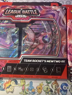 TWO Sealed, Team Rockets Mewtwo EX League Battle Decks Pokemon - Image 3