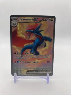 Pokemon TCG Salamence EX 187/159 Sir SV09 Journey Together NM Condition - Image 1