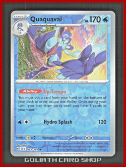 Quaquaval 052/191 Reverse Holo - Sv08: Surging Sparks Pokemon TCG - Image 1