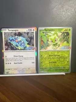 Pokemon [SEALED] Terapagos Horizons Stamp - Surging Spark Promo 161/191 - Image 1