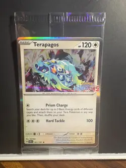 Pokemon [SEALED] Terapagos Horizons Stamp - Surging Spark Promo 161/191 - Image 2