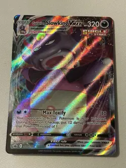 Pokemon TCG Galarian Slowking VMAX 100/198 Sword & Shield Chilling Reign - Image 1