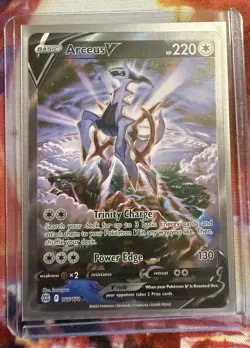 Pokemon Arceus V 166/172 Ultra Rare Full Art Swsh09: Brilliant Stars Holo 220 HP - Image 1