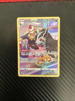 Pokemon TCG Mightyena Astral Radiance TG09/TG30 Holo Rare NM - Image 1