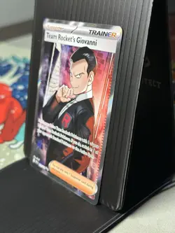 Team Rocket's Giovanni 225/182 Sv10: Destined Rivals Ultra Rare Holo Pokemon TCG - Image 2