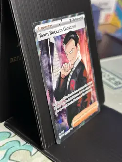Team Rocket's Giovanni 225/182 Sv10: Destined Rivals Ultra Rare Holo Pokemon TCG - Image 3