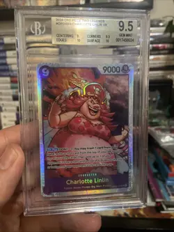 2024 One Piece Charlotte Linlin OP08-069 Two Legends Foil BGS 9.5 - Image 3