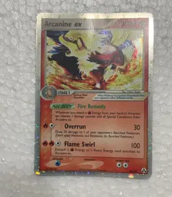 Pokemon TCG Arcanine ex 83/92 EX Legend Maker Holo Ultra Rare Card 120 - Image 1