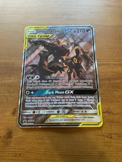 Pokemon TCG Umbreon & Darkrai GX SM241 promo JUMBO CARD - Image 1