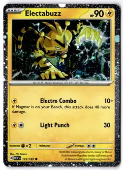 Electabuzz - (Cosmos Holo) Promo Miscellaneous Cards & Products 125/165 NM - Image 1