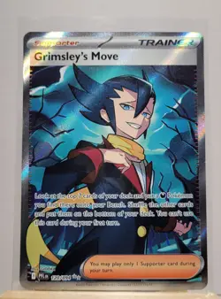 Grimsley’s Move 120/094 Phantasmal Flames Full Art English Pokemon Card NM - Image 1
