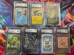 Pokemon Graded Cards Lot of 7 - Image 1