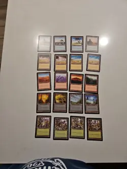 MTG Mirage Basic Land set, 20 cards - all art included - Image 1