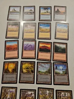 MTG Mirage Basic Land set, 20 cards - all art included - Image 3