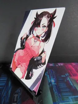 Marnie Pokemon Trainer Custom Art Card NM Anime Sexy Waifu Collectible - Image 2