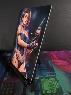 Jill Valentine Resident Evil Custom Art Card Video Game Sexy Waifu Collectible - Image 2