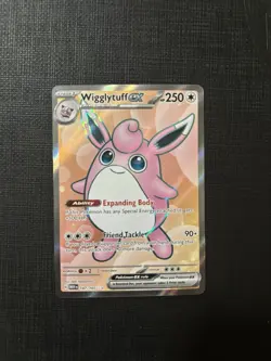 Pokemon TCG Wigglytuff EX Holo Card Scarlet & Violet 151 Ultra Rare Card 187/165 - Image 1