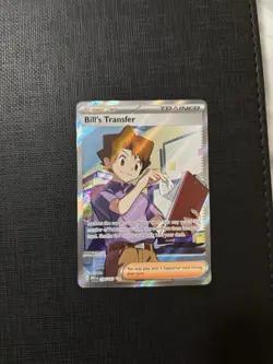 Pokemon TCG Bill's Transfer Holo Card 194/165 SV Scarlet & Violet 151 Ultra Rare - Image 1