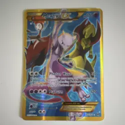 Pokemon Mewtwo EX 163/162 Breakthrough Secret Rare Full Art Holo 170 HP Card - Image 1