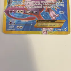 Pokemon Mewtwo EX 163/162 Breakthrough Secret Rare Full Art Holo 170 HP Card - Image 3