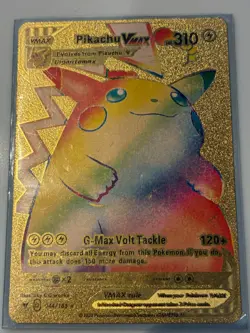 Pikachu Vmax Gold Pokemon Card - Image 1
