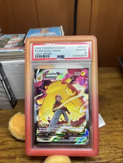 PSA 10 Pikachu VMAX TG17 - Pokemon Graded Card Lost Origin Sword and Shield - Image 1