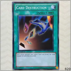 Card Destruction - SDDL-EN030 - Common 1st Edition Yugioh - Image 1