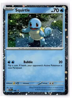 Squirtle - (Cosmos Holo) 048 SV: Scarlet & Violet Promo Cards Holo NM - Image 1