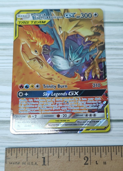 Moltres & Zapdos & Articuno GX 44/68 Hidden Fates Holo Pokemon Trading Card TCG - Image 1